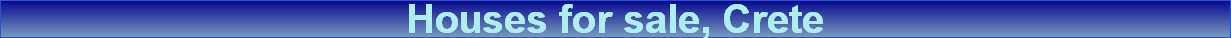 Houses for sale, Crete