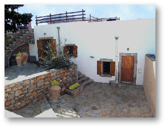 stone house front view