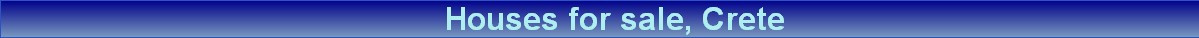 Houses for sale, Crete