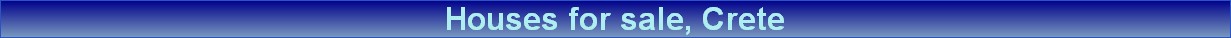 Houses for sale, Crete